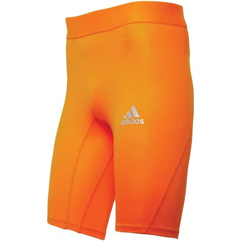 adidas tights orange herren kurz|Orange .